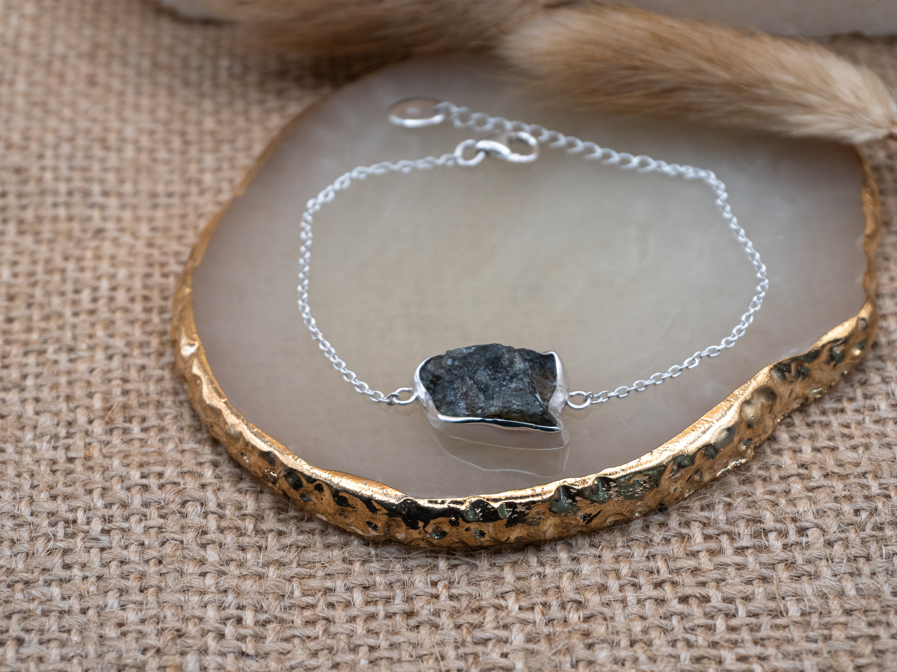 The Clove Bracelet: Labradorite