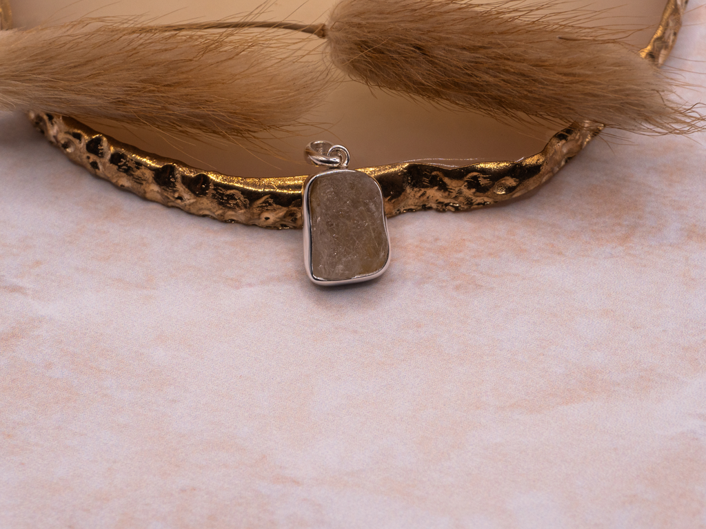 The Karma Pendant: Rutile Quartz