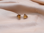 The Lotus Earrings: Citrine
