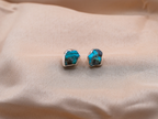 The Lotus Earrings: Turquoise
