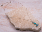 The Marigold Necklace: Blue Topaz, Aquamarine and Turquoise