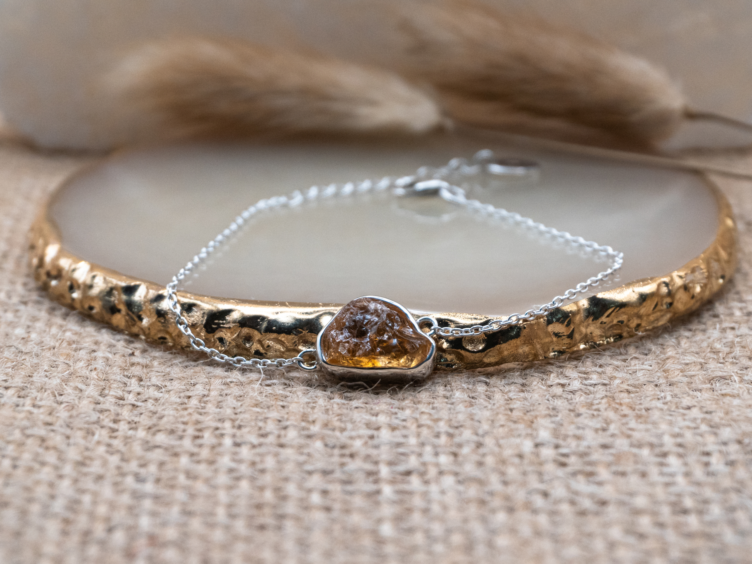The Clove Bracelet: Citrine