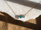 The Jasmine Necklace: Blue Topaz, Aquamarine and Turquoise
