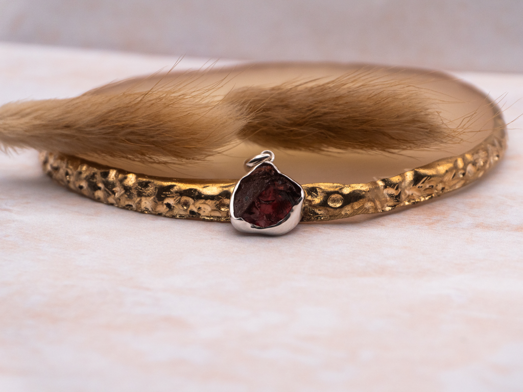 The Karma Pendant: Garnet