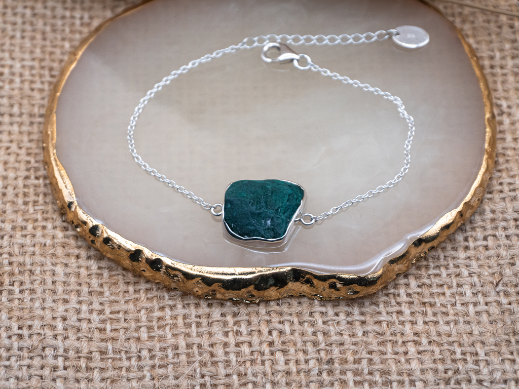 The Clove Bracelet: Malachite