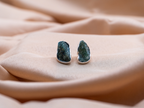 The Lotus Earrings: Green Aventurine