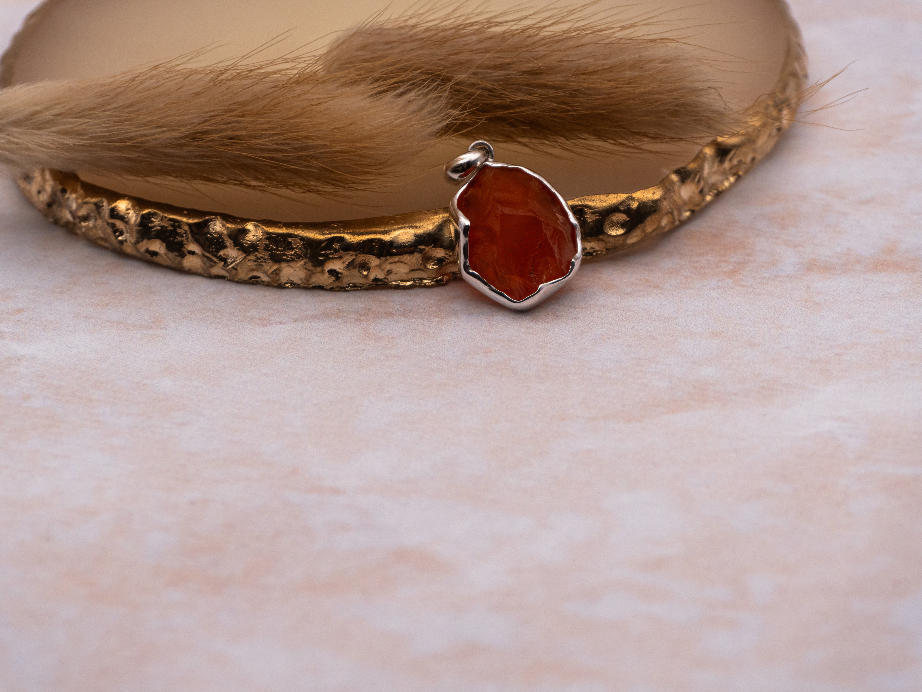 The Karma Pendant: Carnelian