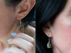 The Cascade Earrings: Labradorite