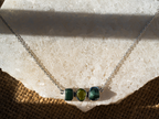 The Jasmine Necklace: Peridot, Green Jade and Green Aventurine