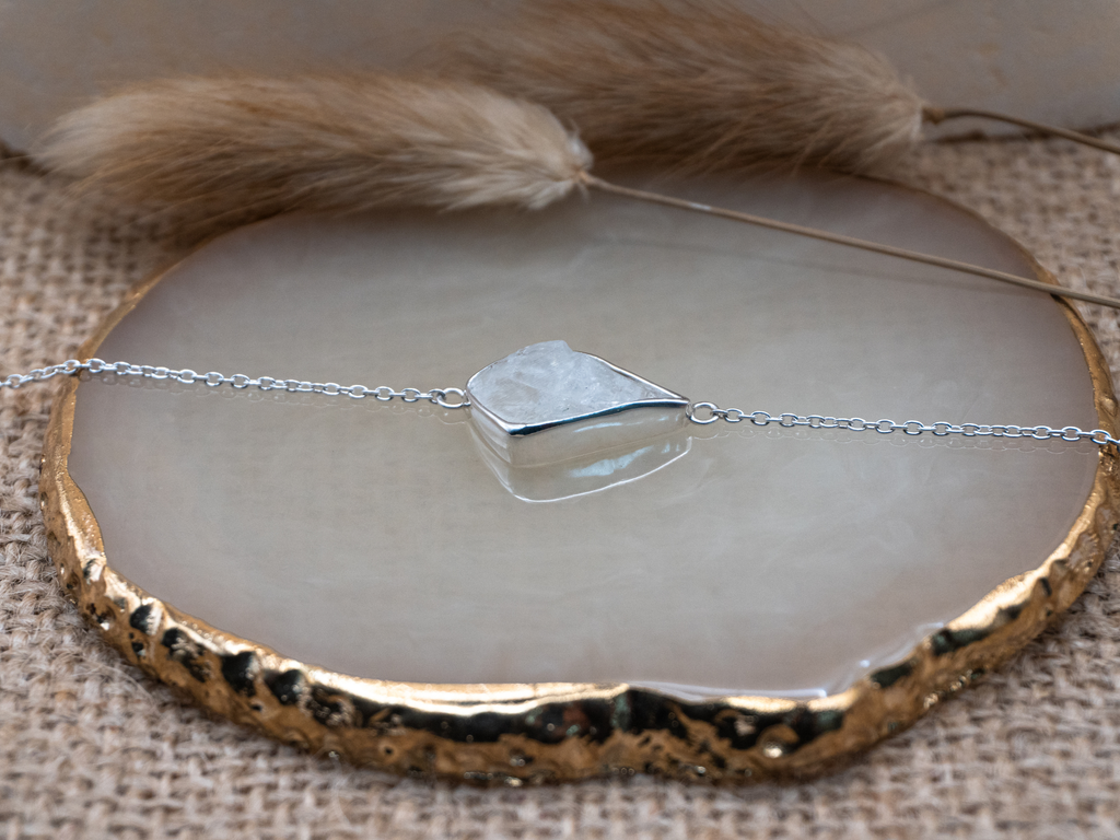 The Clove Bracelet: Rainbow Moonstone