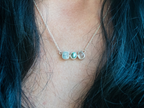 The Jasmine Necklace: Blue Topaz, Aquamarine and Turquoise
