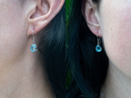 The Cascade Earrings: Blue Topaz