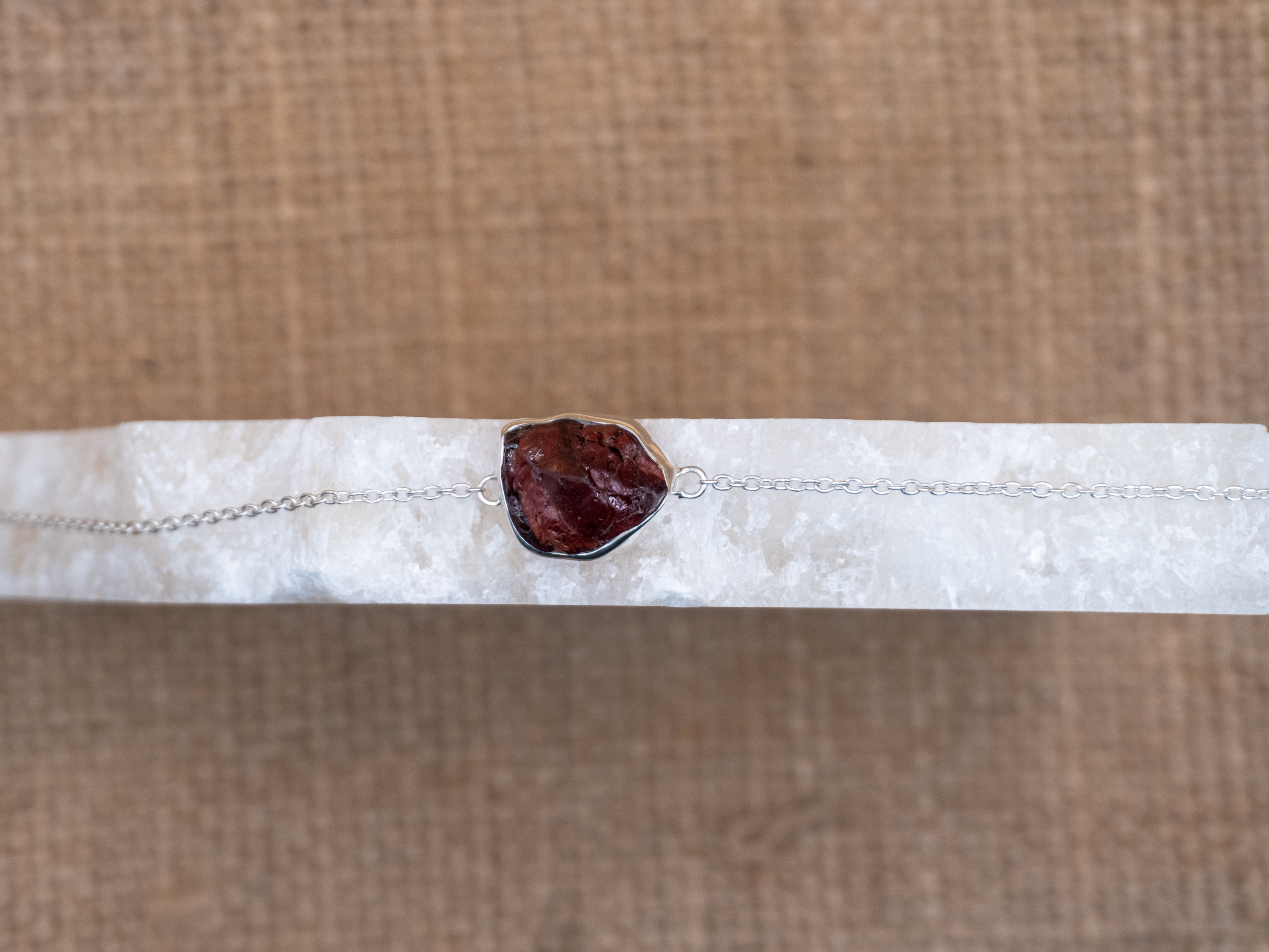 The Clove Bracelet: Garnet