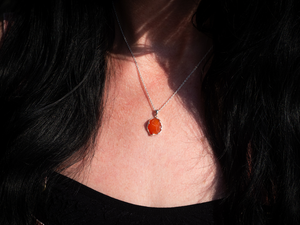 The Karma Pendant: Carnelian