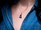 The Marigold Necklace: Garnet, Rhodonite and Ruby