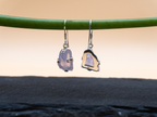 The Cascade Earrings: Lavender Quartz