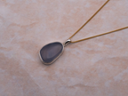 The Karma Pendant: Blue Chalcedony