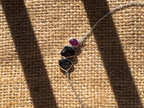 The Jasmine Necklace: Garnet, Rhodonite and Ruby