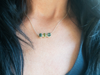 The Jasmine Necklace: Peridot, Green Jade and Green Aventurine