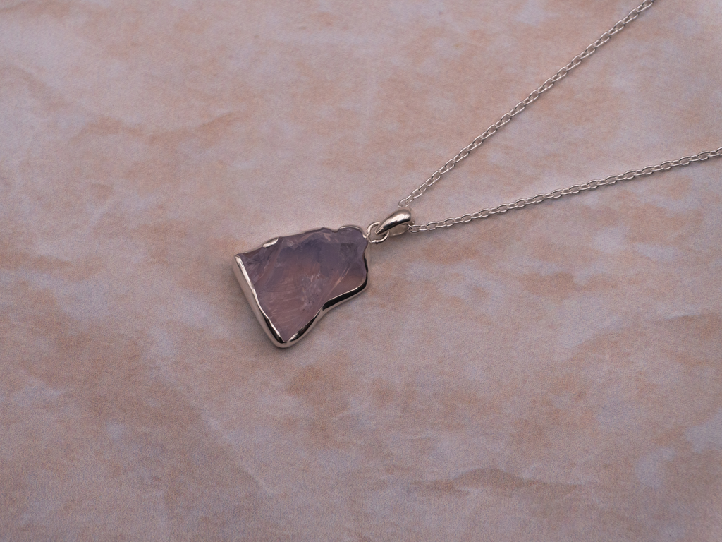 The Karma Pendant: Lavender Quartz