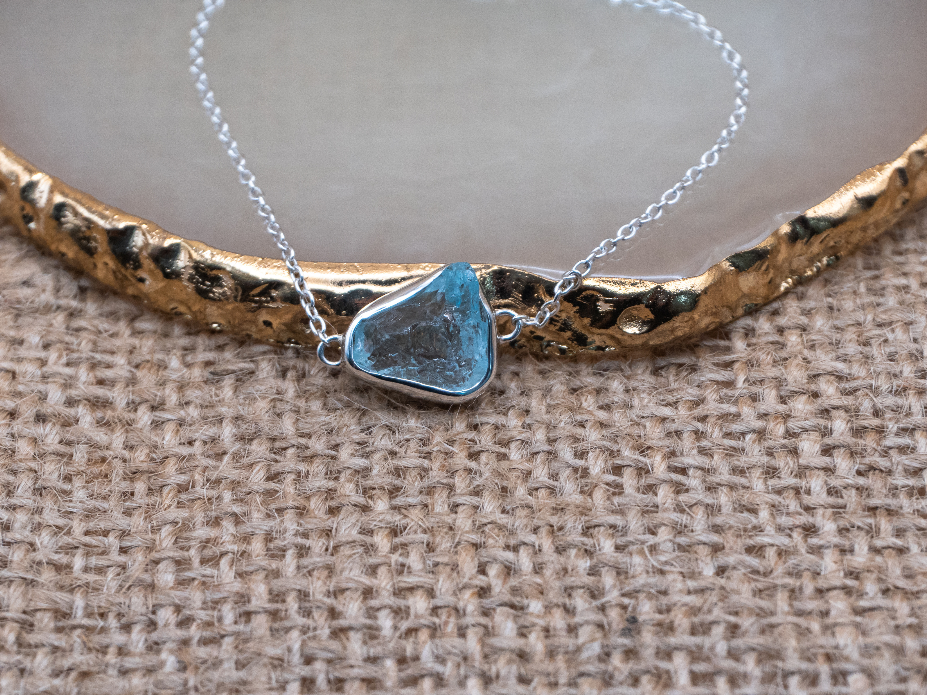 The Clove Bracelet: Blue Topaz