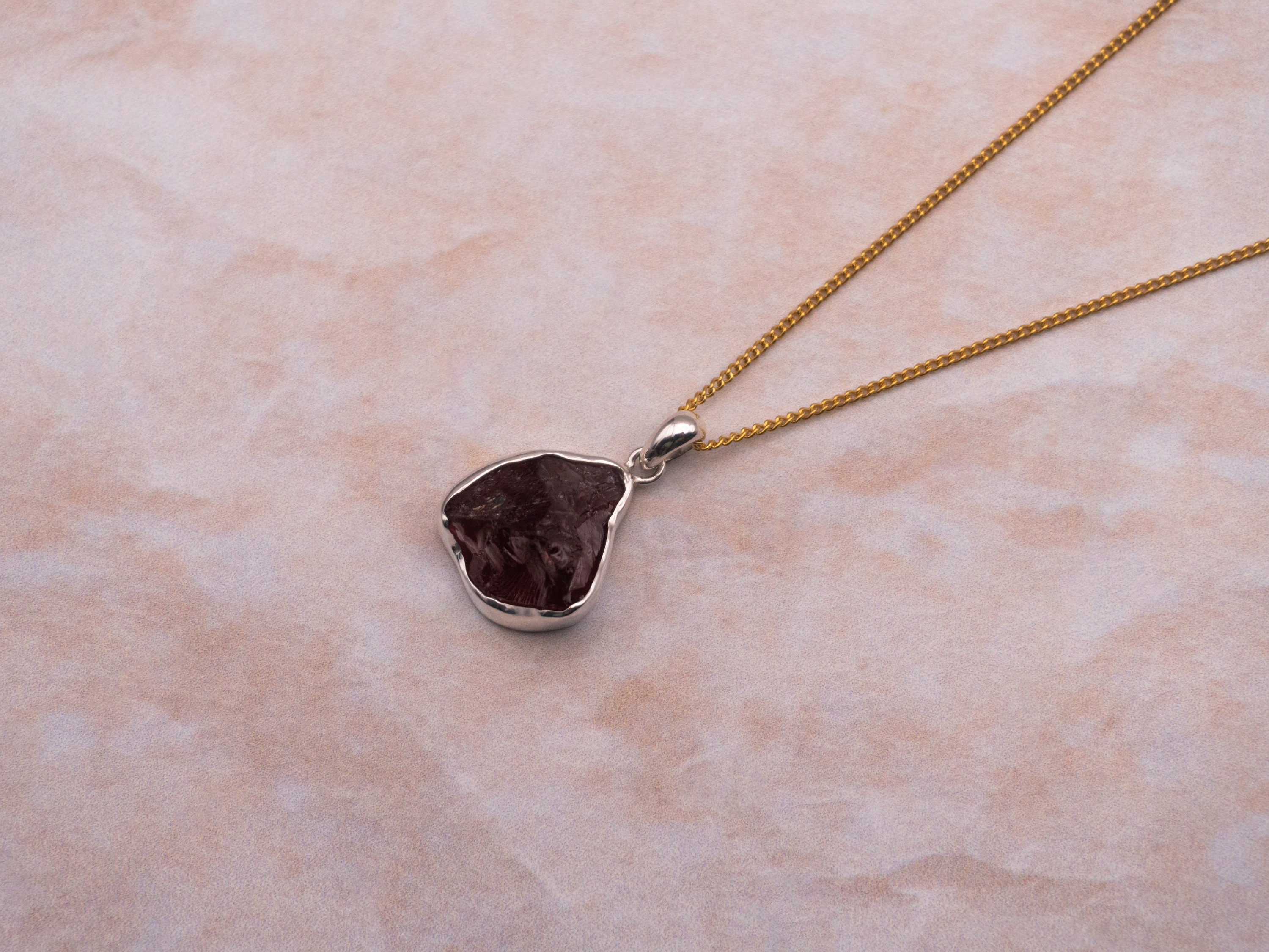 The Karma Pendant: Garnet