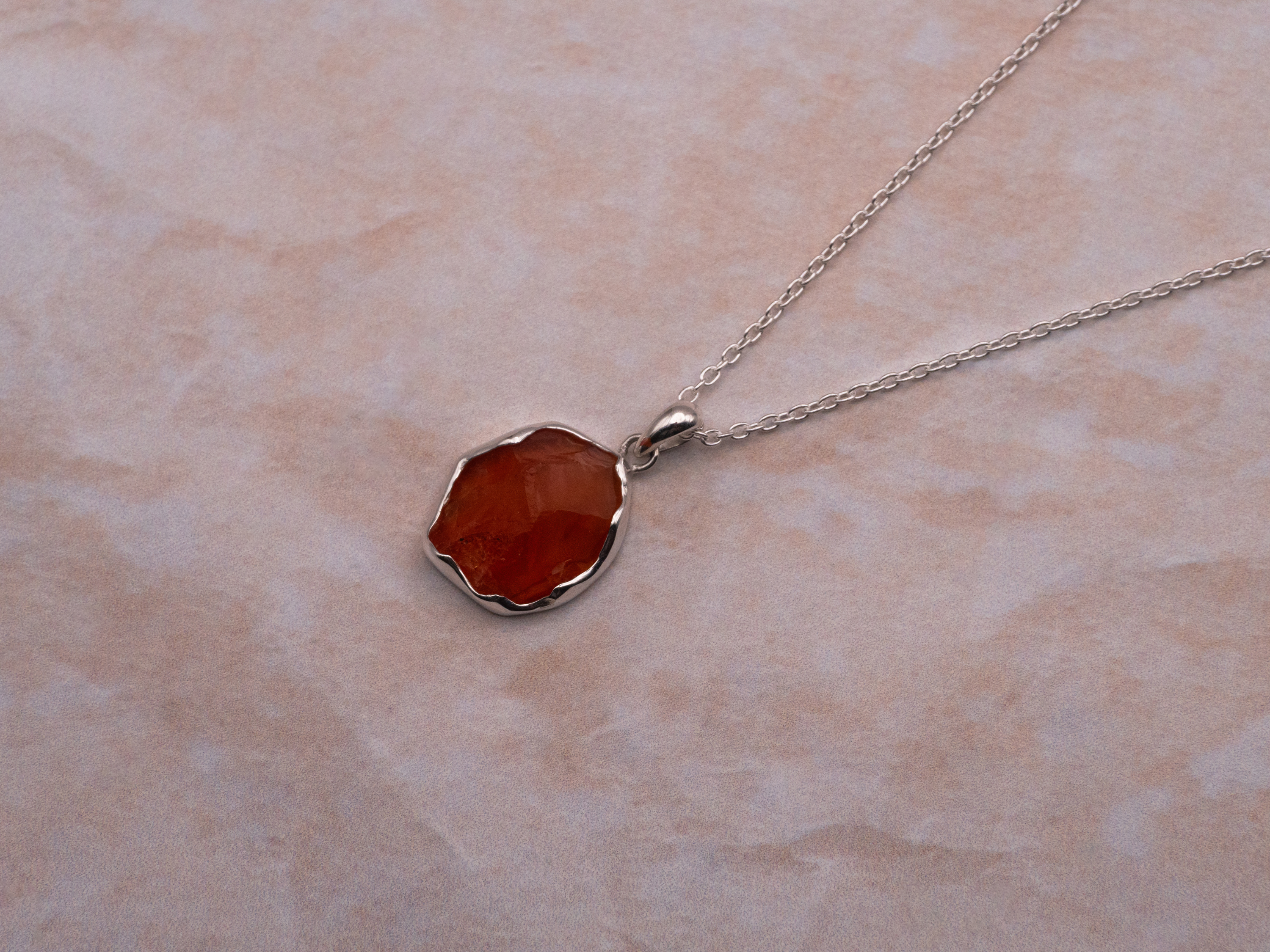 The Karma Pendant: Carnelian