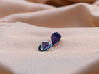 The Lotus Earrings: Amethyst