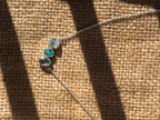 The Jasmine Necklace: Blue Topaz, Aquamarine and Turquoise