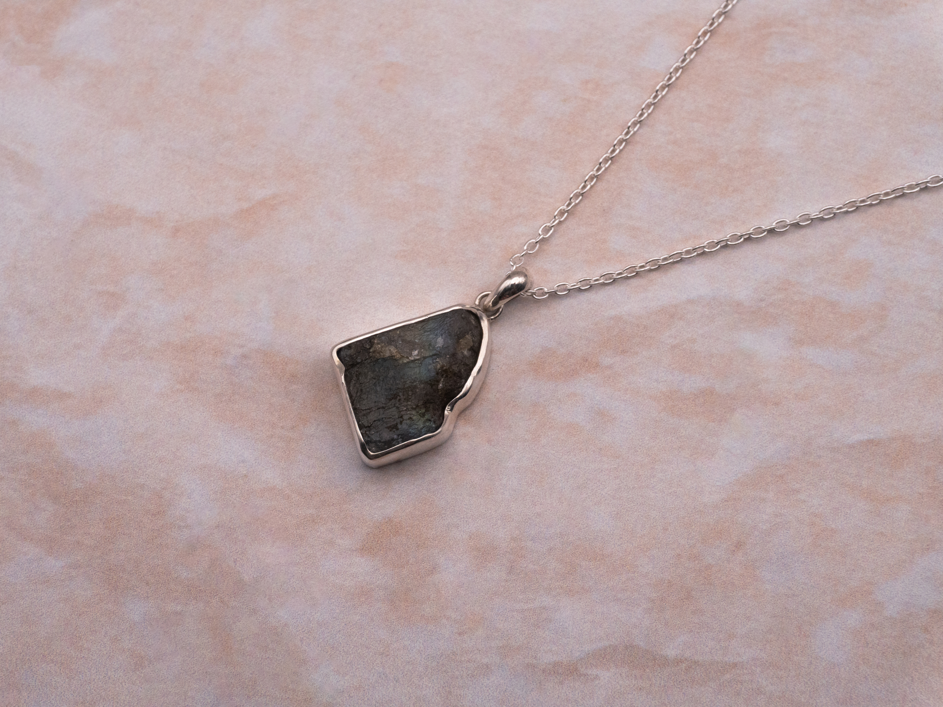 The Karma Pendant: Labradorite