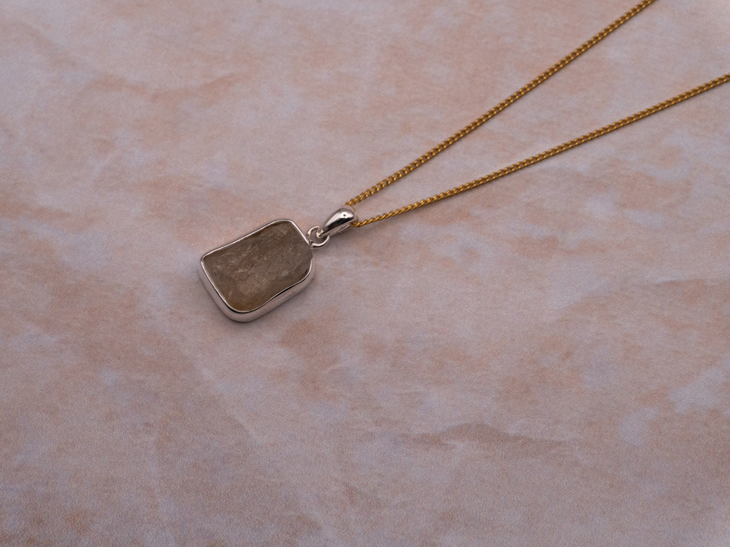 The Karma Pendant: Rutile Quartz
