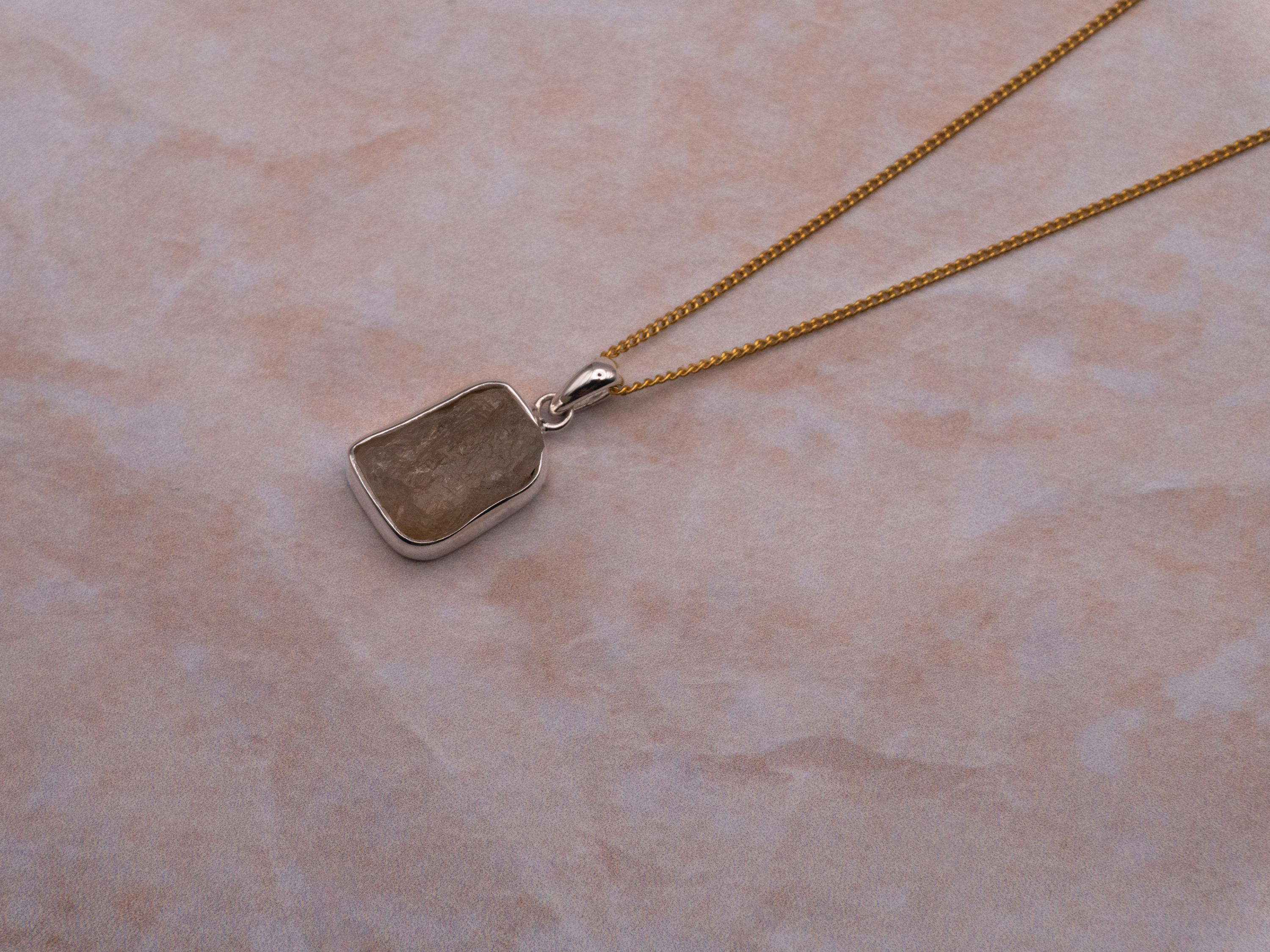 The Karma Pendant: Rutile Quartz