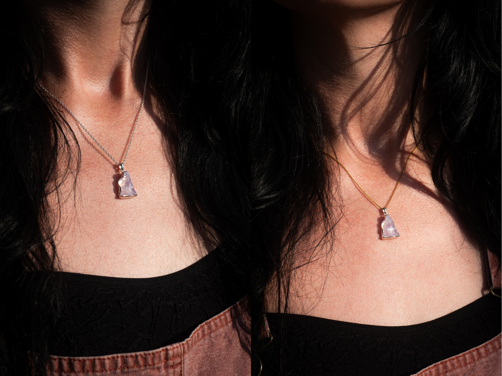 The Karma Pendant: Lavender Quartz