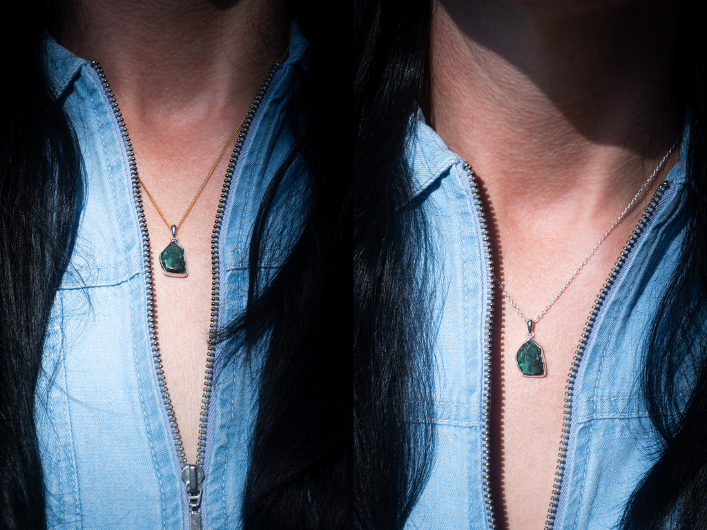 The Karma Pendant: Malachite
