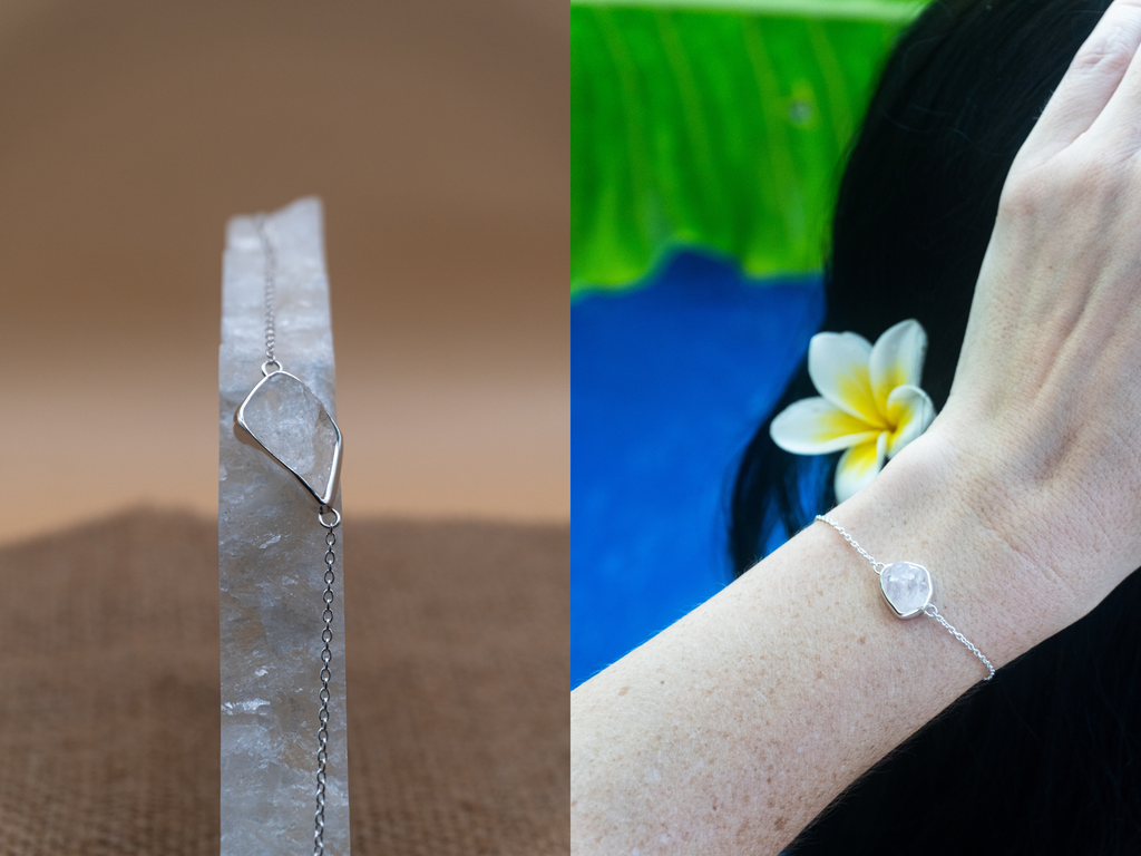The Clove Bracelet: Rose Quartz