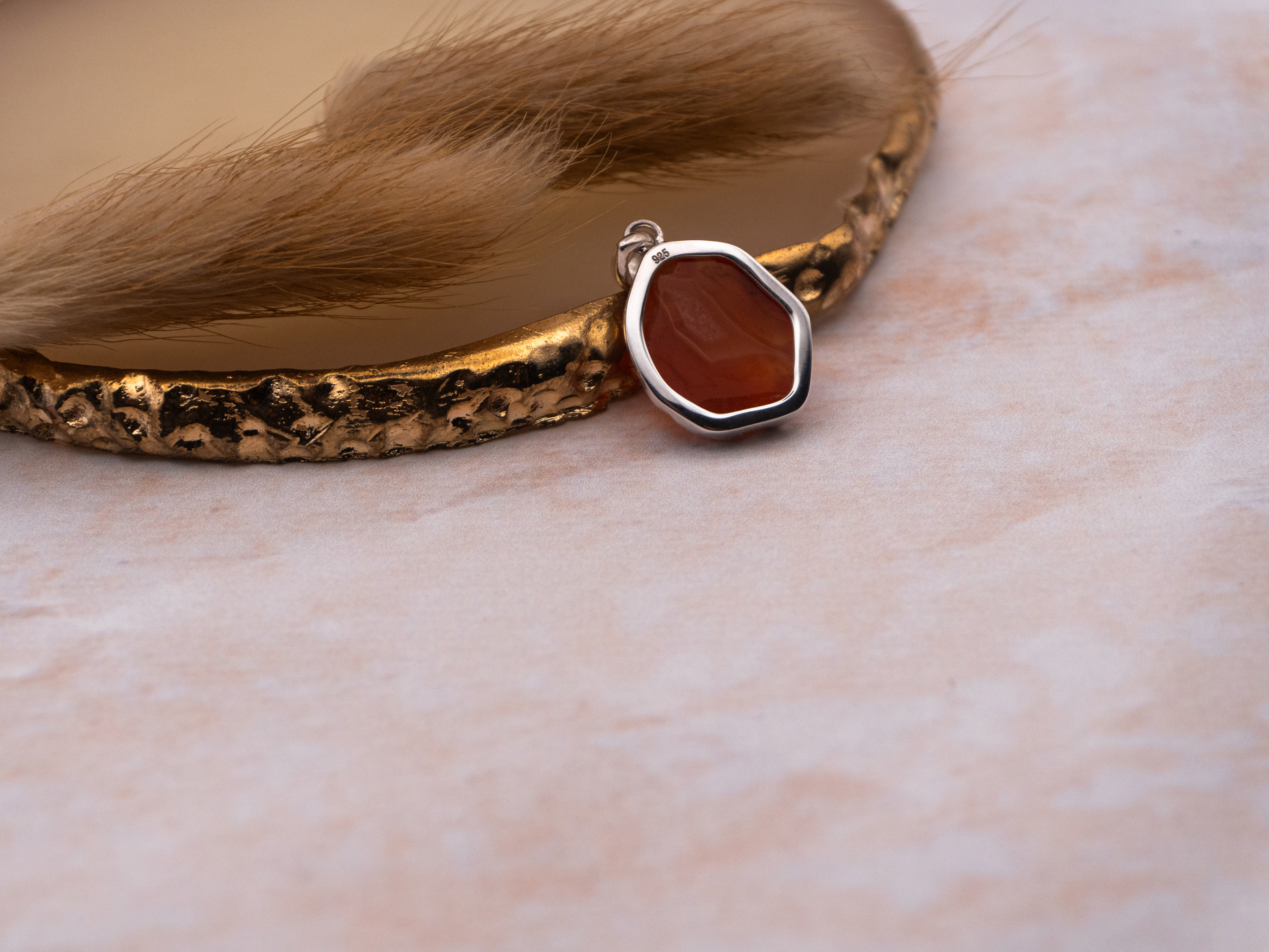 The Karma Pendant: Carnelian