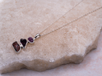 The Marigold Necklace: Garnet, Rhodonite and Ruby