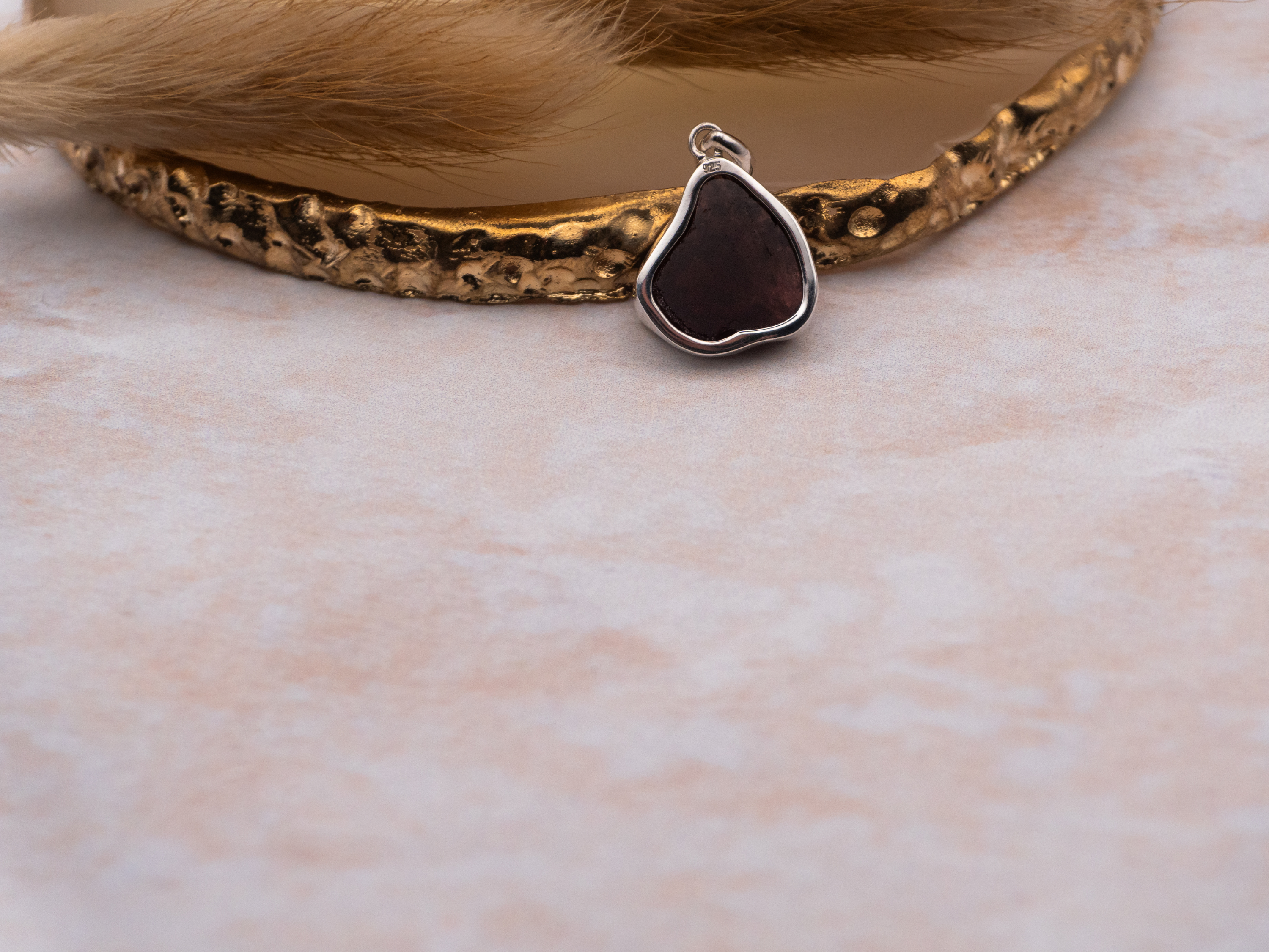 The Karma Pendant: Garnet