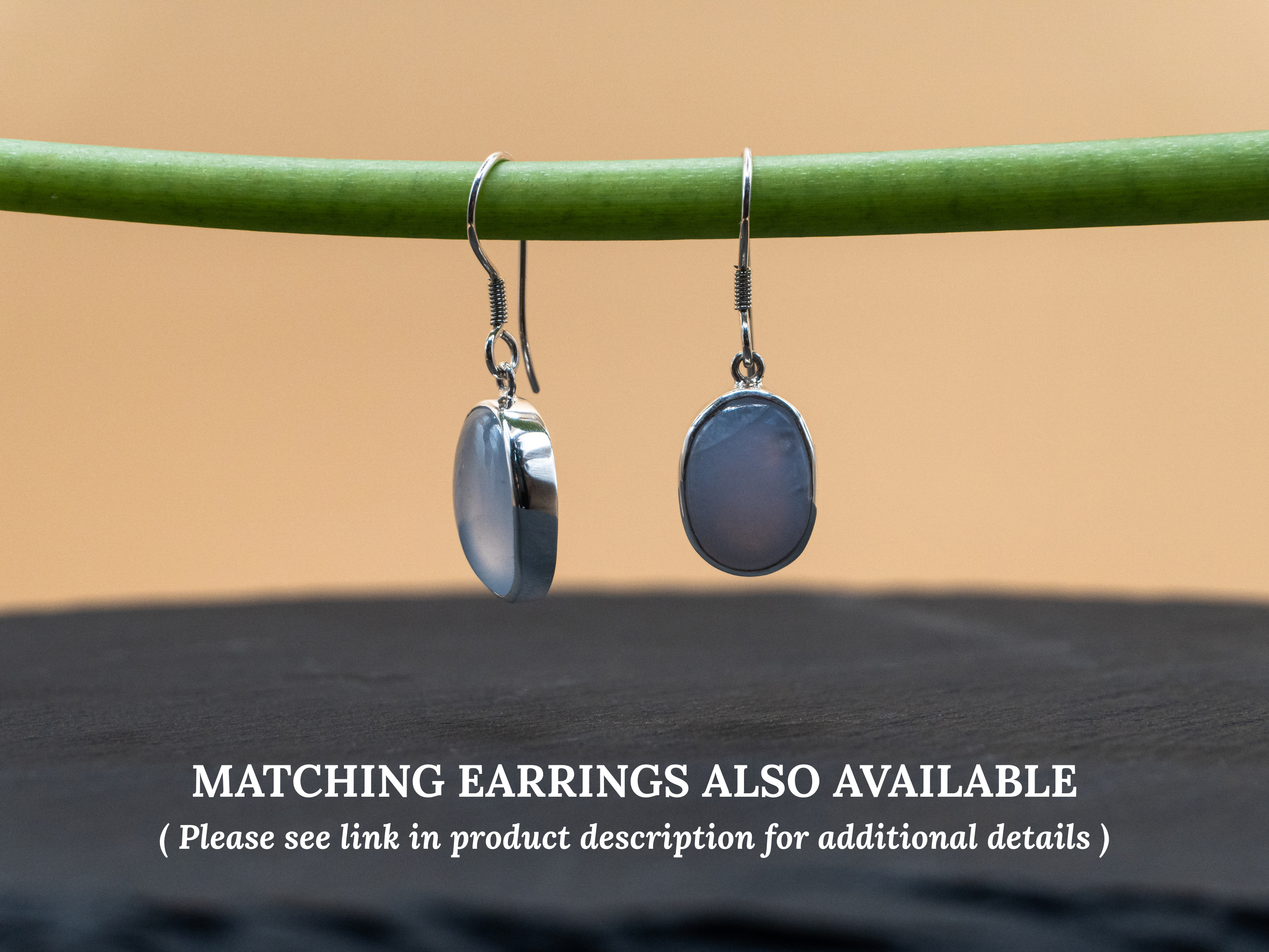 The Karma Pendant: Blue Chalcedony